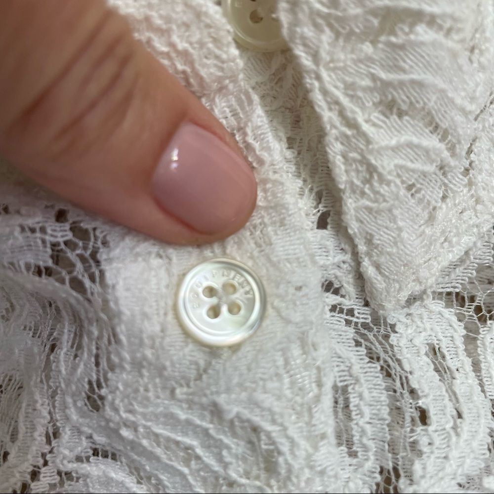 EQUIPMENT LACE SLEEVELESS TOP - Picture 7 of 14